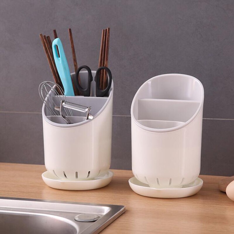 1Pc Kitchen Fork Storage Draining Rack Knife Organizer Drainer Drying Rack For Spoon Chopsticks Holder Kitchen Accessories