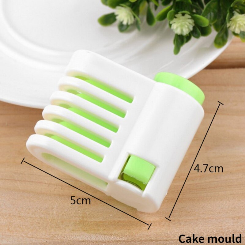 2pcs 5-layer Bread Slicer, Food Grade Plastic Cake, Bread Cutter, Cutter, Knife, Separator, Toaster, Slicer, Baking Tool