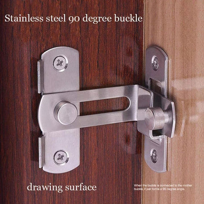 90 Degree Steel Door Right Angle Sliding Bending Screws Screw With Lock Door Locker Accessories Hardw P4b2