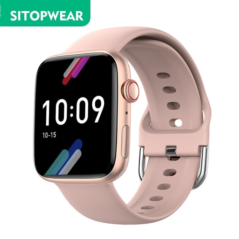 SitopWear Smart Watch 2023 Wireless Charging Smartwatch Bluetooth Calls Watches Men Women Fitness Bracelet Custom Watch Face