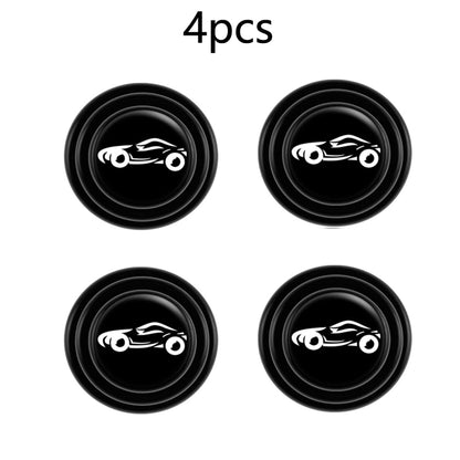 4Pcs/lot Car Trunk Sound Insulation Pad Universal Car Door Shock Absorbing Gasket For VW Shockproof Thickening Cushion Stickers