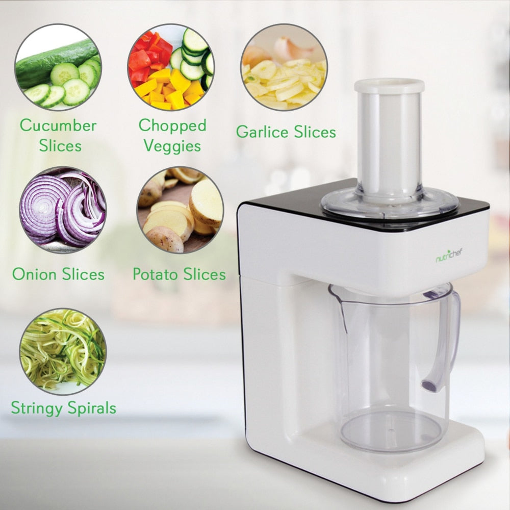 Nutrichef Nutrichef Pkespr26 Food Spiralizer Electric Noodle &amp; Pasta Makers  Noodle Making Machine Kitchen Appliances