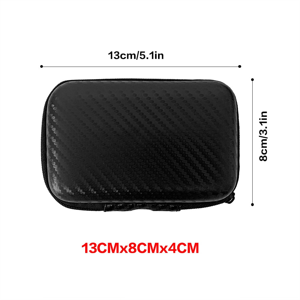 Car Repair Tool Kit Storage Bag Car Terminal Removal Organizer Bag Multiple Sizes Carbon Fiber Pattern With Zipper