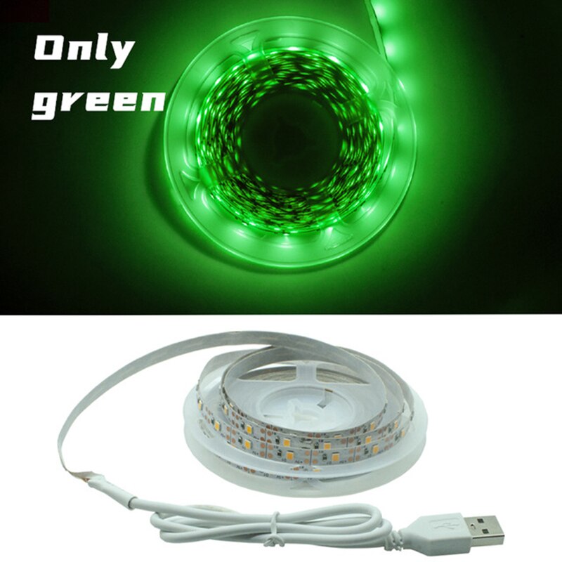 LED Strip Light Flexible Lamp 1M 2M 3M 4M 5M Tape Diode SMD 2835 DC5V Desk Screen TV Background Lighting USB Cable 3 Key Control