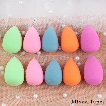 5/10/20 Pcs Mini Finger Puff Foundation Powder Detail Makeup Sponge Face Concealer Cream Blend Cosmetic Accessories Makeup Tools