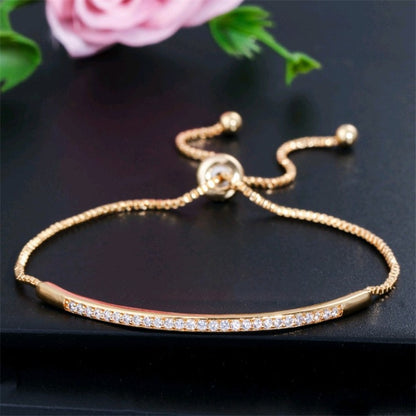 Luxury Roman Crystal Bracelet For Women Fashion Heart Chain Bracelets Rhinestone Bangle Wedding Bridal Jewelry Accessories Gifts