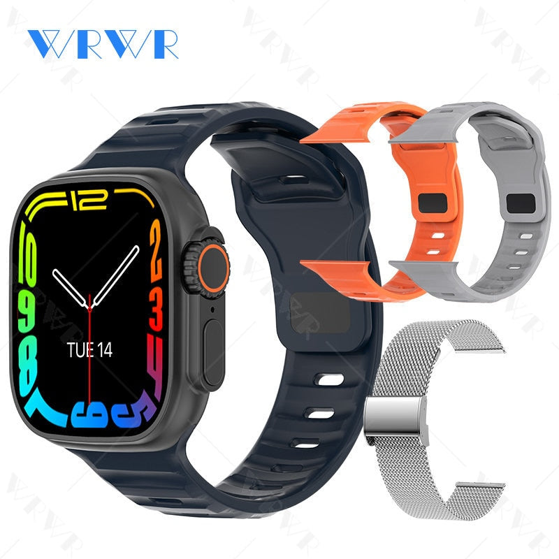 2023 Smart Watch Ultra Series 8 NFC Smartwatch Men Women Bluetooth Calls Wireless Charging Fitness Bracelet 2 Inch HD Screen