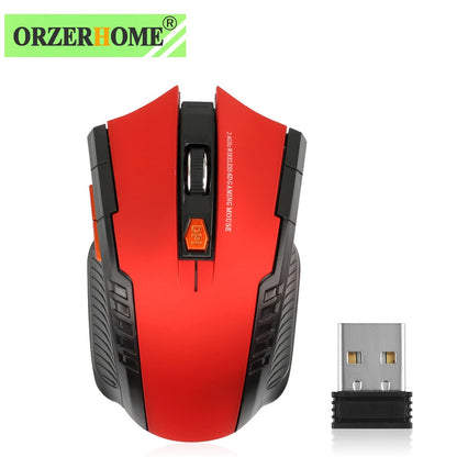 ORZERHOME 2.4GHz Wireless Mouse Optical Mice with USB Receiver Gamer 1600DPI 6 Buttons Mouse For Computer PC Laptop Accessories