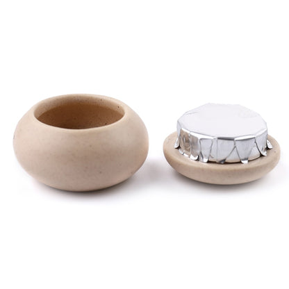 1Pcs Ceramics Nail Cup Acrylic Powder Liquid Brush Dappen Bowl Holder Container Equipment Nail Salon Tool With Wood Lid