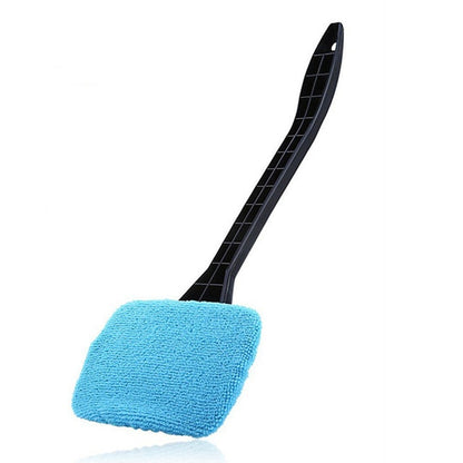 Car Window Cleaner Brush Kit Windshield Cleaning Wash Tool Inside Interior Auto Glass Wiper With Long Handle Car Accessories