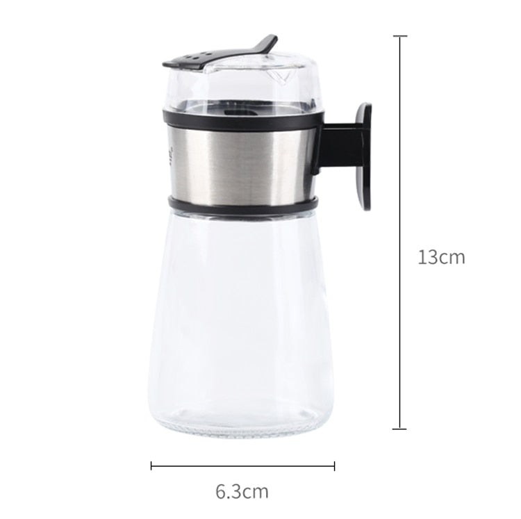 Kitchen Push-type Salt Dispense Pepper Shaker Spice Salt Sugar Bottle Spice Jar Push Type Can Seasoning Bottle Kitchen Gadgets