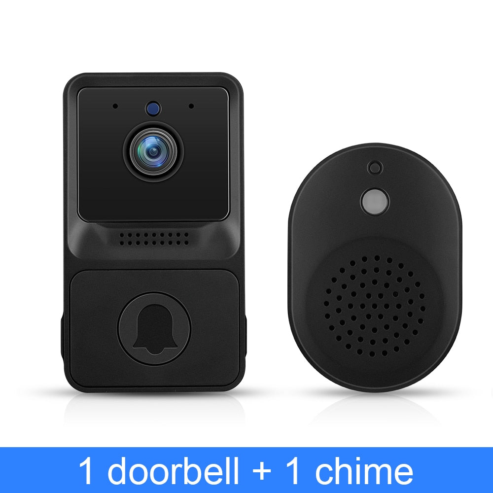 Elecpow Mini Wireless WiFi Video Doorbell Camera Smart Home Door Bell Kits with Cloud Storage Night Vision Home Security Camera