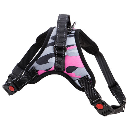 Pet Dog and Cat Adjustable Harness with Leash Reflective and Breathable for Small and Large Dog Harness Vest Pet Supplies