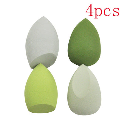 4pcs Makeup Sponge Powder Puff Dry and Wet Combined Beauty Cosmetic Ball Foundation Powder Puff Bevel Cut Make Up Sponge Tools