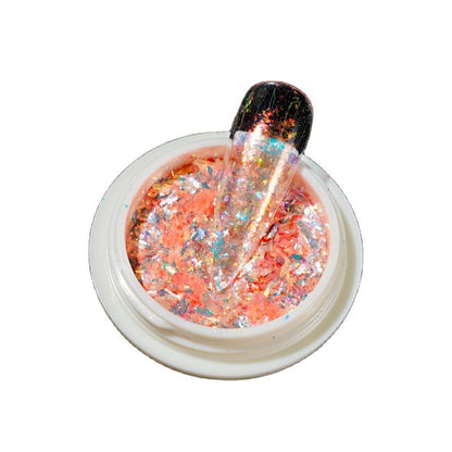 1pc 19Colors Nail Glitter Mirror Powder Chrome Dust Pigment 0.5g Paint Dip Metallic Shiny With Magic Effect Dust