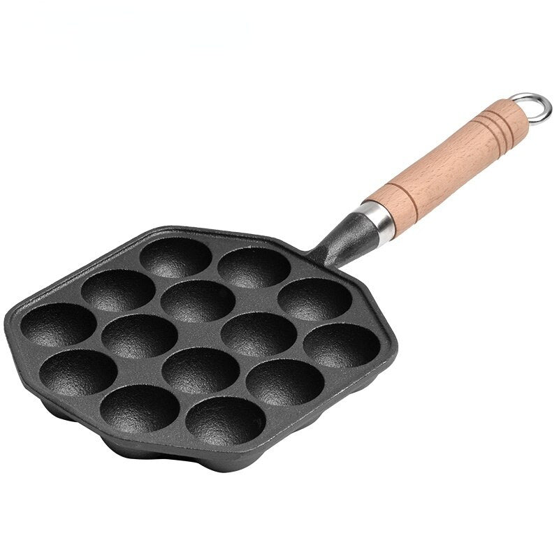 12/14 Cavities Takoyaki Pan Takoyaki Maker Octopus Small Balls Baking Pan Home Cooking Tools Kitchenware Supplies