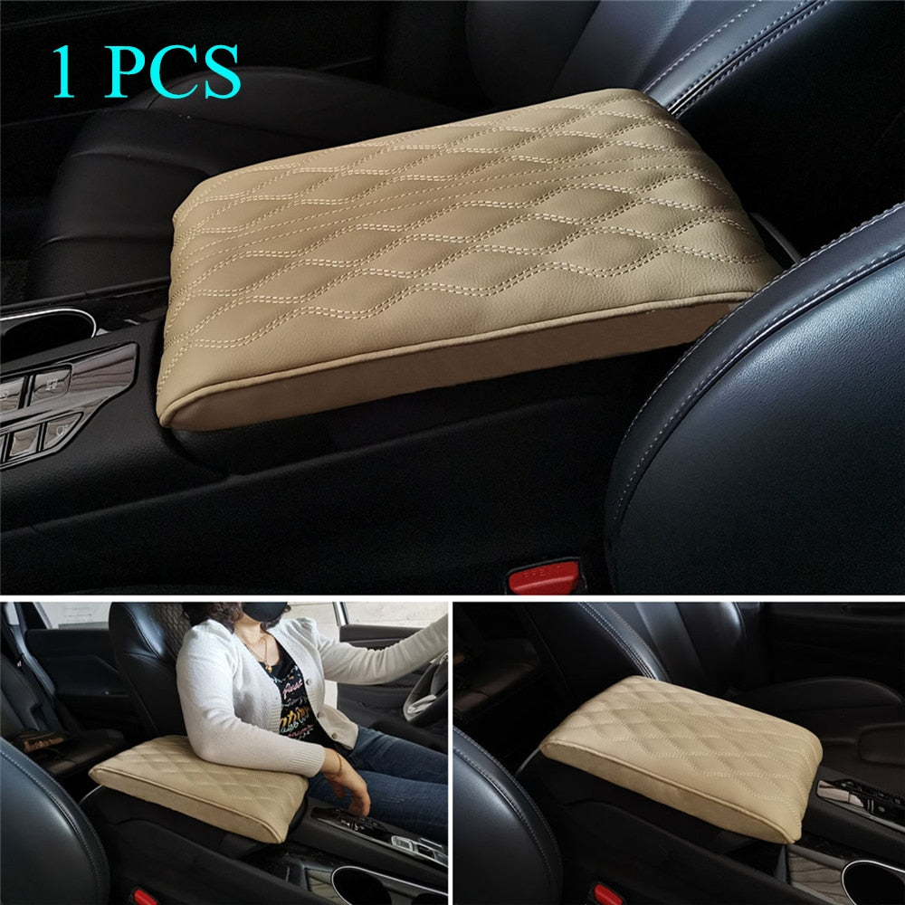 Car Central Armrest Pad Multi-color Auto Center Console Arm Rest Seat Box Mat Cushion Pillow Cover Vehicle Protective Styling