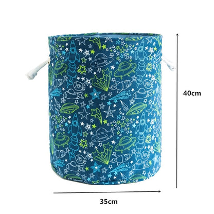 Clothing Laundry Baskets For Home Bathroom Cat Print Save Space Household Supplies Toy Storage Box Laundry Bucket
