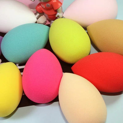 1/4pcs Beauty Egg Makeup Sponge Makeup Puff Set Foundation Sponge Puff Wet and Dry Makeup Tools