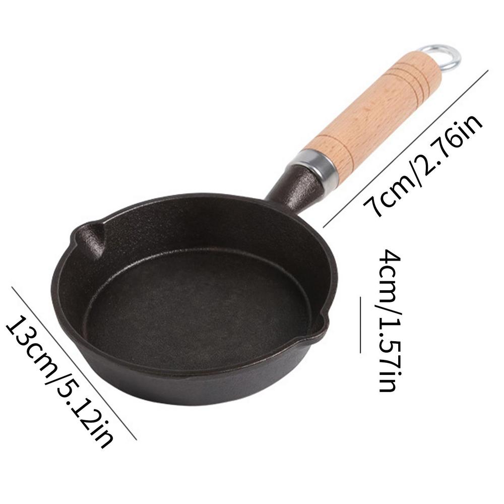 10/11/13/16cm Egg Frying Pan Iron Small Egg Pan High Quality Pan Fried Steak Non Stick Pan Pancake Kitchen Cooking Tool