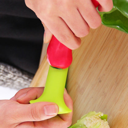 Pepper Seed Remover Jalapeno Chili Pepper Cutter Seeder Tomato Fruit And Vegetable Corer Slicer 2Pcs Kitchen Creative Gadget