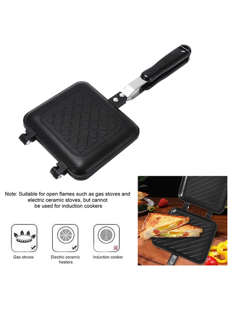 Sandwich Maker Grill Pan Non-Stick Pan Waffle Toaster Cake Breakfast Machine Barbecue Steak Frying Oven