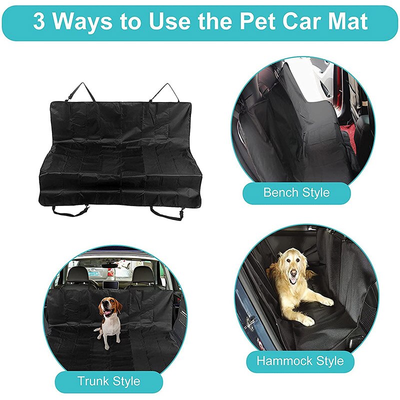 Wholesale Heavy Duty Dog Pet Seat Cover Foldable Protector Dog Hammock Seat Cover Waterproof Car Seat Booster Cover