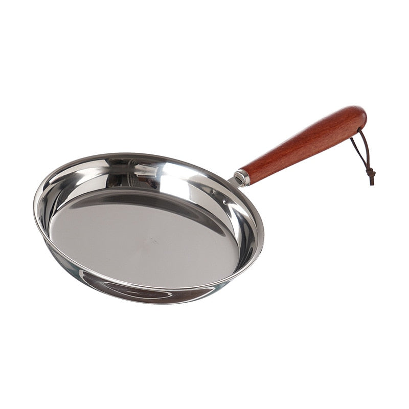 316 stainless steel pan mini frying pan small domestic hot oil pan creative breakfast artifact omelet pan