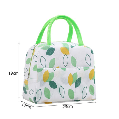 Cute Lunch Bag Cartoon Bento Box Bag Small Thermal Insulated Pouch For Kids Child School Snacks Lunch Box Container Tote Handbag