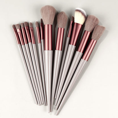 13PCS Makeup Brushes Set Eye Shadow Foundation Women Cosmetic Brush Eyeshadow Blush Powder Blending Beauty Soft Makeup Tool