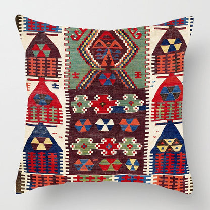 2021 New Ethnic Persian Carpet Print Linen Pillows Case Hot Bohemian Decorative Geometric Throw Pillows Sofa Couch Home Decor