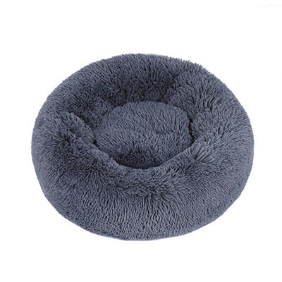 Super Soft Cat Bed Comfortable Donut Round Dog Kennel Ultra Soft Non-Slip Winter Warm Dog Kennel Pet Cat Cushion Bed Winter Warm