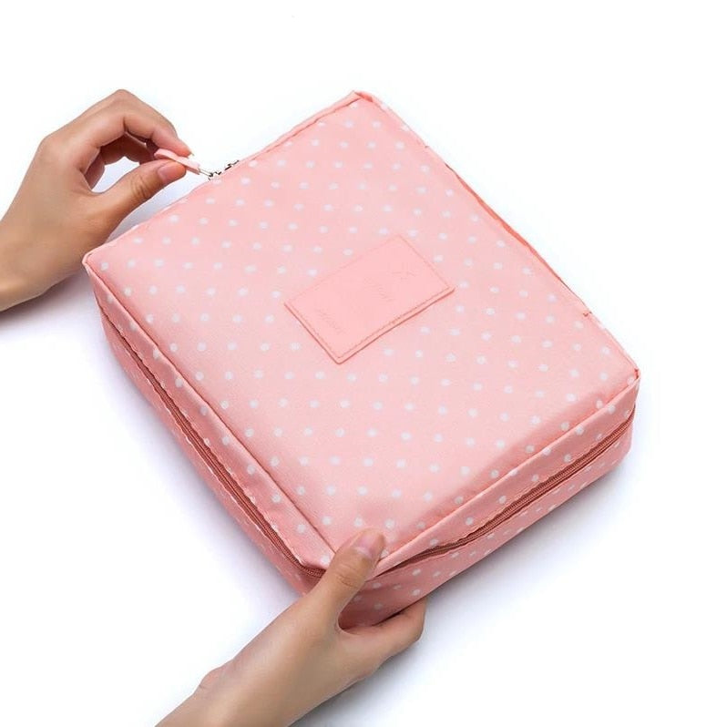 Outdoor Girl Cosmetic Bag Makeup Bag Women Toiletries Organizer Waterproof  Storage   for  Cosametics Fashion Make up Pouch Case