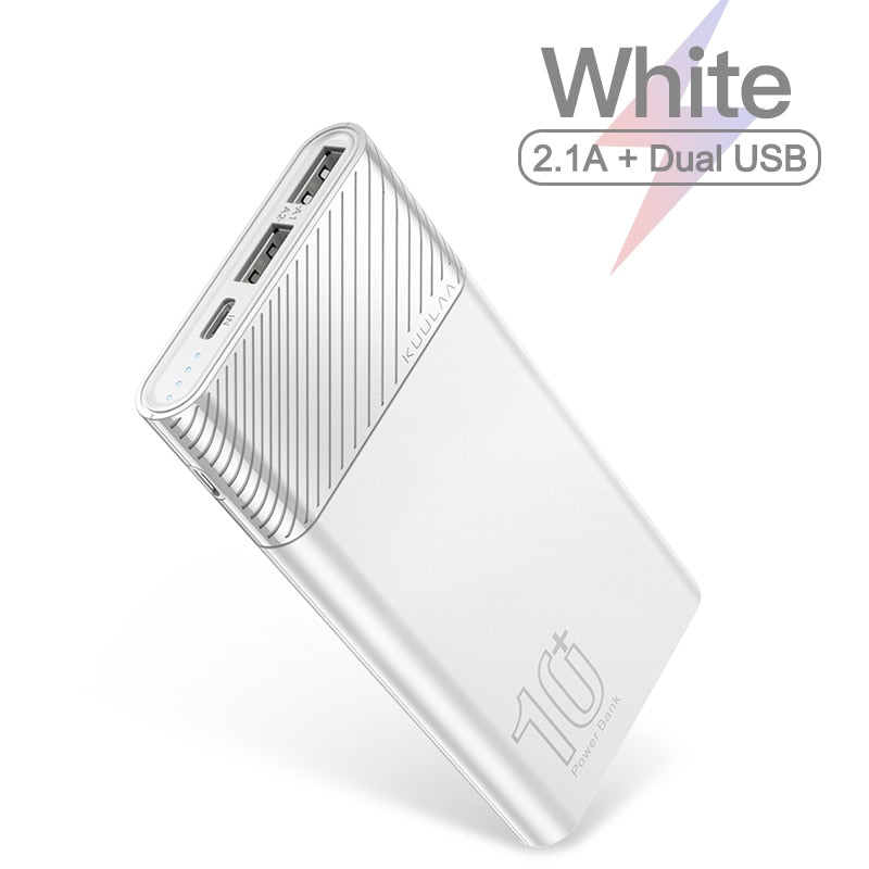 KUULAA Power Bank 10000mAh QC PD 3.0 PoverBank Fast Charging PowerBank 10000 mAh USB External Battery Charger For iPhone 14 13