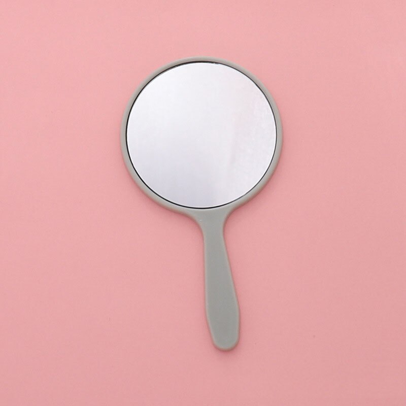 Handheld Makeup Mirror Lip Shaped Makeup Mirror With Handle Hand Mirror SPA Salon Compact Mirrors Cosmetic Mirror For Women