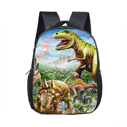 12 Inch Animals Dinosaur Backpacks Dinos Children School Bags Baby Toddler Bag Boys Backpack for Kids Kindergarten Bags Gift