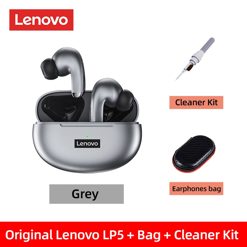 100% Original Lenovo LP5 Wireless Bluetooth Earbuds HiFi Music Earphone With Mic Headphones Sports Waterproof Headset 2022 New