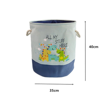 Clothing Laundry Baskets For Home Bathroom Cat Print Save Space Household Supplies Toy Storage Box Laundry Bucket