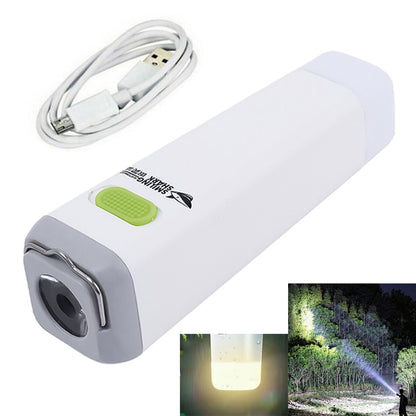 Mini LED High Light Flashlight USB Rechargeable Powerful Lamp 2 In 1 Portable Camping Waterproof Far Range Flashlight Nightlight