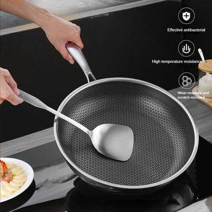 Frying Pan Stainless Steel Honeycomb Cooking Double Sided Non-stick Non-coated Full Screen Omelet Steak Pancake Cookware Kitchen