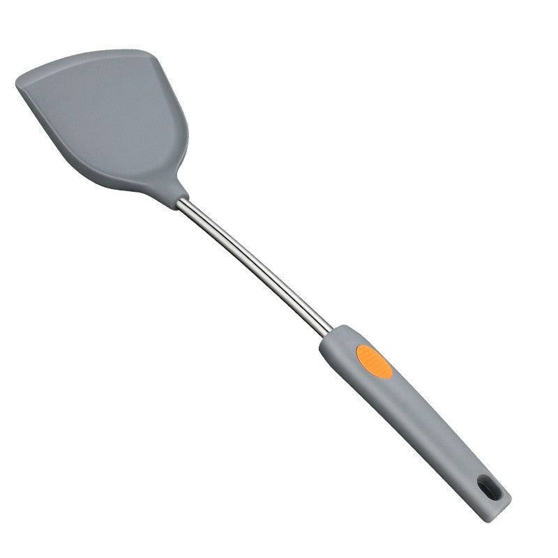 Special silicone kitchen utensils for non stick pans, heat-resistant frying vegetables, frying shovels, soup spoons, leaking