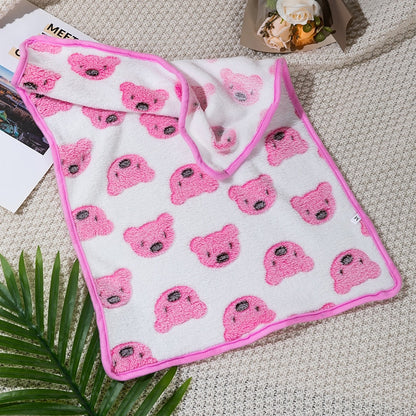 Warm Soft Pet Dog Blanket Mat Plush Thin Pet Sleeping Blanket for Dogs Cats Warm Breathable Cat Cover Blanket Pet Supplies