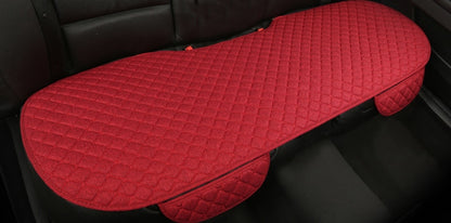 Big Size Linen Flax Car Seat Cover Protector Front Seat Backrest Cushion Pad Mat Auto Front Interior Styling Truck SUV or Van