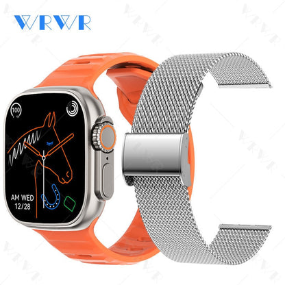 2023 Smart Watch Ultra Series 8 NFC Smartwatch Men Women Bluetooth Calls Wireless Charging Fitness Bracelet 2 Inch HD Screen