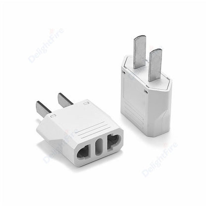 EU European Socket US AU KR Plug Adapter Japan China US To EU Travel Power Adapter Electric Converter Charger Socket AC Outlet