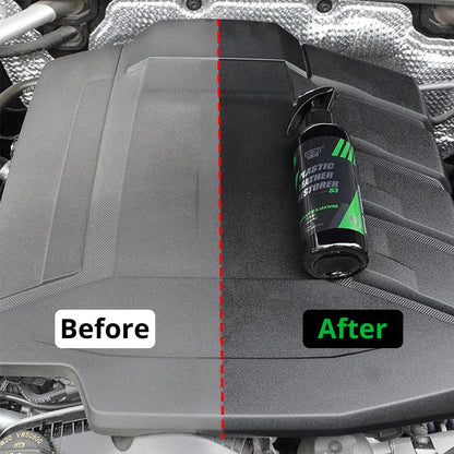 HGKJ S3 Cars Interior Parts Liquid Leather Plastic Renovator Refreshing Restorer Foam Cleaner Spray Refurbishment Paste for Auto