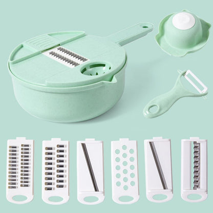 Multi-Function Salad Uten Vegetable Chopper Carrots Potatoes Manually Cut Shred Grater For Kitchen Convenience Vegetable Tool