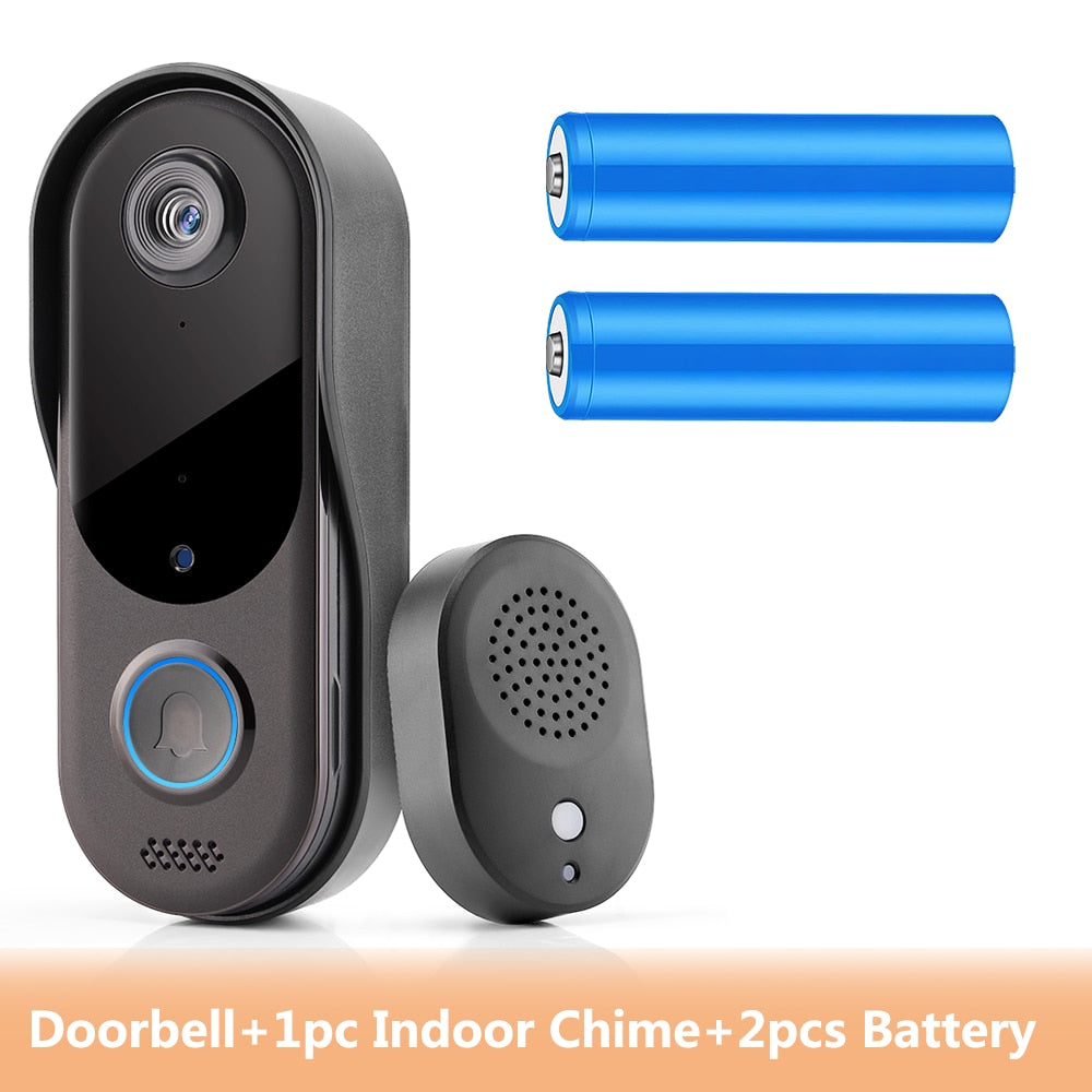 Smart Home Security doorbell camera WiFi Video Intercom Door bell Camera Outdoor Wireless WiFi Doorbell 2-Way Audio Night Vision