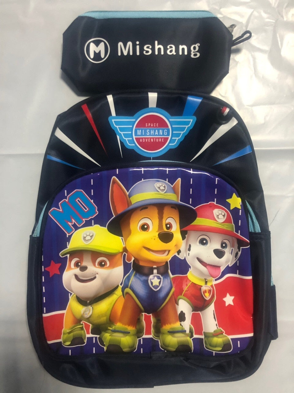 2021 New Paw Patrols Toy Cartoon School Backpack Cartoon Lighten Kindergarten Bag Chase Skye Marshall Figure Print for Kids 2-8Y