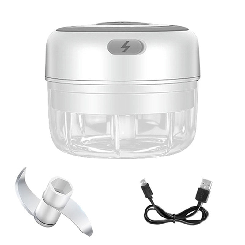 100/250ml Electric Garlic Masher Mini Chopper Vegetable Chili Meat Ginger Masher Machine USB Charging Blenders Kitchen Gadgets